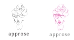 arc design (kanmai)さんの美容系サロンの会社の「approse 」のロゴへの提案