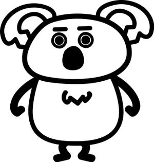 みきこ (bondo)さんのコアラのゲームキャラクターデザインへの提案