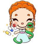 わら (wara)さんの会社イメージキャラ　（看板・名刺他に使用）への提案