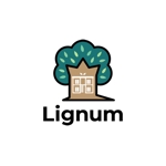 okicha-nel (okicha-nel)さんの不動産会社『Lignum』のロゴへの提案