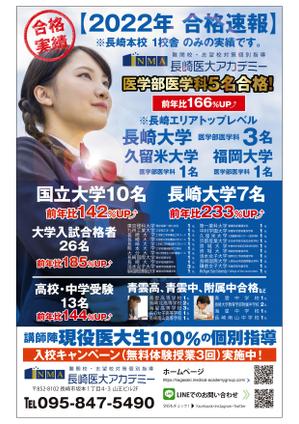design_studio_be (design_studio_be)さんの講師全員が現役医大生（100名以上在籍※全国トップレベル）の個別指導塾合格実績の看板への提案