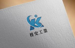 haruru (haruru2015)さんの建設業会社「株式会社　桂史工業」の会社ロゴマークへの提案