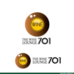 K-Design (kotokiradesign)さんの「THE WINE LOUNGE 701」のロゴ作成への提案