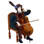 袋鵜の豆本屋　こうづあきら (akira_koudzu_torikawa)さんの音楽教室の楽器占いに使用する楽器を持った人物のイラスト（2枚からご参加いただけます！）への提案