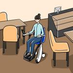 HARURU (HARURU)さんの電動車椅子を使用する人物のイラストへの提案