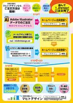 鈴木あずさ (atozstudio)さんの名刺印刷のチラシデザインへの提案