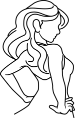naomi (Ts-naomi)さんの女性向けプロテインパッケージに使う女性の線画(ライン）イラストへの提案