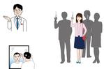CUBE (cube1)さんの医療系イラスト（医師・女性・男性患者への提案