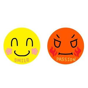 さむこ (samuko)さんの缶バッジ２個のデザインへの提案