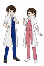 朝霞暁月 (ARTSTUDIO_DAWN)さんの健康クリエイターのキャラクターデザインへの提案