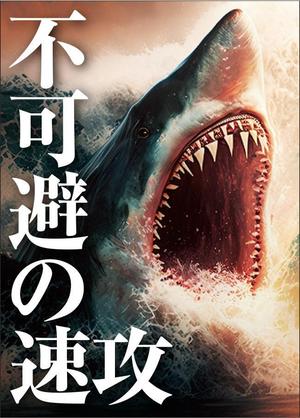 ぱぴぷ.Design (yamayama63)さんのサメの画像に「不可避の速攻」という文字を入れたデザインを作成してほしいです。への提案