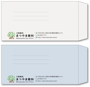 flower design (flower_design)さんのクリニック封筒（角2封筒と長3封筒）のデザインへの提案