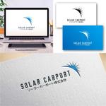 Hi-Design (hirokips)さんのソーラーカーポート株式会社のロゴ（ロゴと社名）への提案