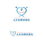 chianjyu (chianjyu)さんの居宅訪問介護サービス・障がい者就労継続支援「えがお株式会社」の企業ロゴ制作への提案