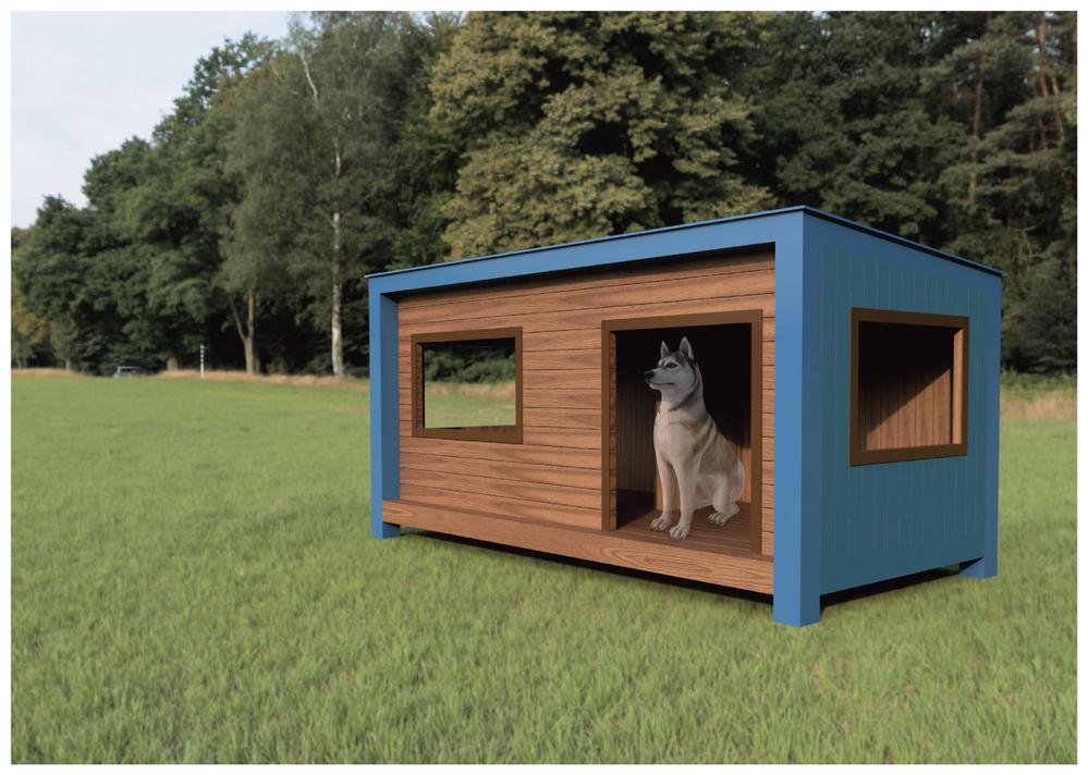 高級犬小屋（ドッグハウス）のデザイン