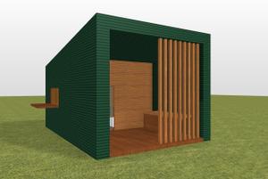 シブヤの九官鳥 (shibu9)さんの高級犬小屋（ドッグハウス）のデザインへの提案
