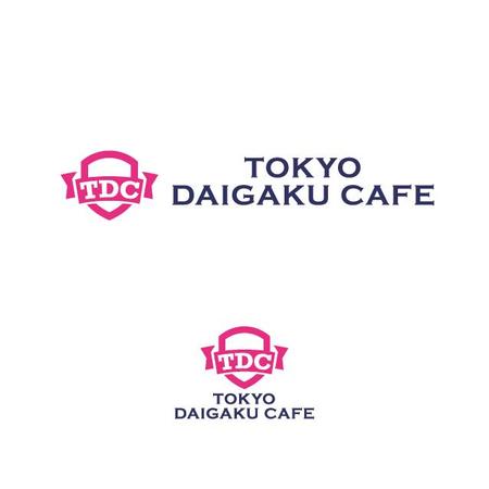 s m d s (smds)さんのガールズバーロゴ「TOKYO DAIGAKU CAFE」のロゴへの提案