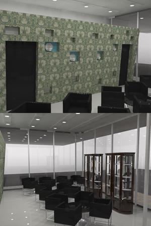 K-studios (cosmic29)さんの海外高級食器のショールームのインテリアデザインへの提案