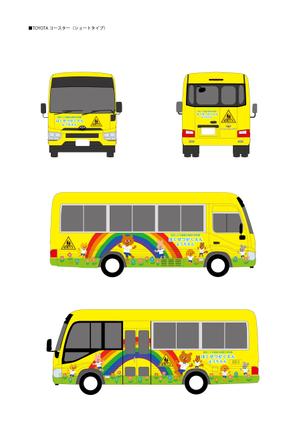 oyama_k (oyama_k)さんの幼稚園送迎バスのイラストデザイン(車種はトヨタ・コースターです。)への提案