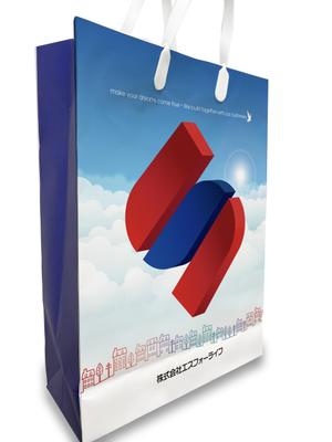Big moon design (big-moon)さんの不動産会社「株式会社エスフォーライフ」「s-forlife」の紙袋のデザインへの提案
