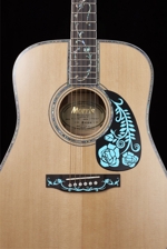 naomi (Ts-naomi)さんの特注ギターのパーツへ描くデザイン2点（ピックガード ブリッジ）への提案