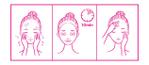 おかざわ (okazawa)さんの美容マスクシートの使用法のイラスト（3コマ）への提案