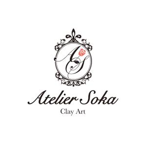 tohko14 ()さんのお花やミニチュア雑貨製作を手がけるクレイアート（樹脂粘土）工房のロゴ制作への提案