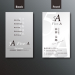 A.Tsutsumi (Tsutsumi)さんのコンサル会社　株式会社ファイブエーの名刺デザインへの提案