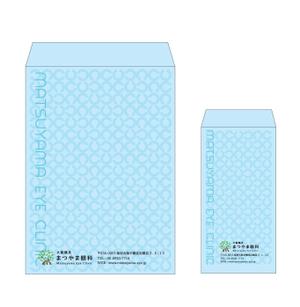 Keiko.K (keikokpatternanddesign)さんのクリニック封筒（角2封筒と長3封筒）のデザインへの提案