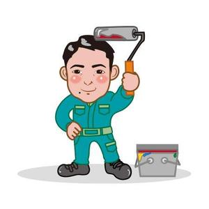こま狐 (komagitune)さんのリフォーム会社の似顔絵風キャラクター作成への提案