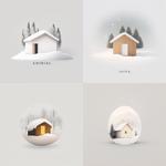 MYS (mys1217side)さんのプライベートサウナで使用する全てに使うロゴ　「裏ニセコ　雪中蒸風呂」のデザインへの提案