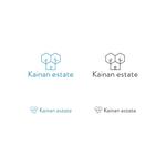 BUTTER GRAPHICS (tsukasa110)さんの不動産会社「Kainan estate」の新商号ロゴデザインへの提案