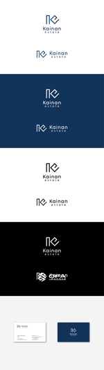wato (wato1)さんの不動産会社「Kainan estate」の新商号ロゴデザインへの提案