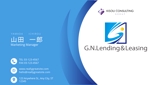 小麦脱平 (komugi_dappei)さんの新会社「株式会社G.N.Lending &Leasing」の名刺デザインへの提案