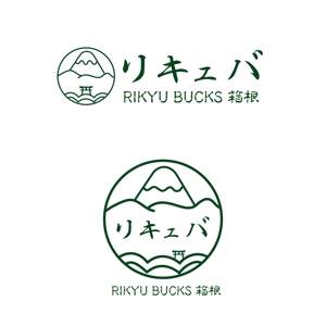 greeha (greeha)さんの抹茶スイーツ店「リキュバ（RIKYU BACKS）」のロゴへの提案