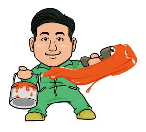 末広　渡 (shou-03)さんのリフォーム会社の似顔絵風キャラクター作成への提案
