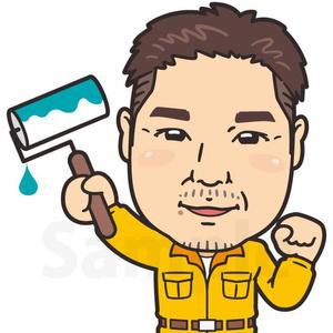 aureolin86 (aureolin86)さんのリフォーム会社の似顔絵風キャラクター作成への提案