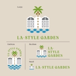 Q (Gi__________)さんのカリフォルニアスタイルの植物販売店「LA STYLE GARDEN」のロゴへの提案