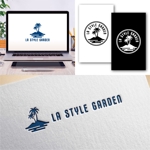 Hi-Design (hirokips)さんのカリフォルニアスタイルの植物販売店「LA STYLE GARDEN」のロゴへの提案
