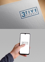 清水　貴史 (smirk777)さんのﾌｨｯﾄﾈｽｼﾞﾑ「3TIVE FITNESS」(ｽﾘｰﾃｨﾌﾞﾌｨｯﾄﾈｽ)のロゴへの提案