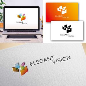 Hi-Design (hirokips)さんの株式会社「Elegant Vision」の企業ロゴへの提案