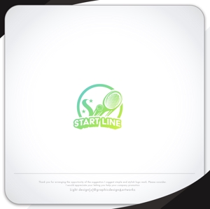 XL@グラフィック (ldz530607)さんのテニス大会「STARTLINE CUP」のロゴへの提案