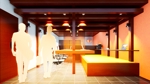 AS-アーキテクチュラルソリューションズ (AS2021)さんの浅草で和風モダンな観光案内所兼オフィスの内装デザインへの提案