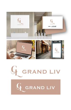 K-J (king_j)さんの戸建て建築会社の新ブランド「GRAND LIV」のロゴ（マークのみ）への提案