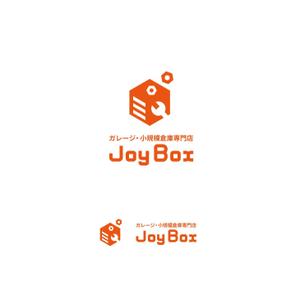 スタジオきなこ (kinaco_yama)さんのガレージ・小規模倉庫専門店「Joy Box」のロゴへの提案