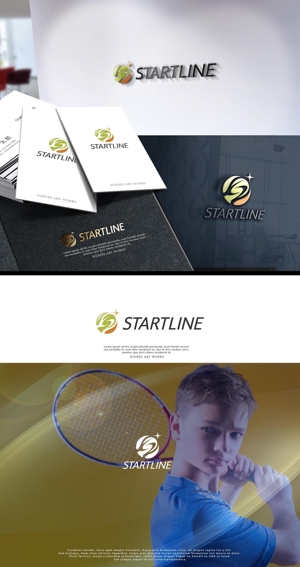 NJONESKYDWS (NJONES)さんのテニス大会「STARTLINE CUP」のロゴへの提案