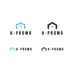 BUTTER GRAPHICS (tsukasa110)さんのｻｯｼ屋・ｴｸｽﾃﾘｱ　H-PROMO　のロゴへの提案