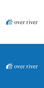 ヘッドディップ (headdip7)さんの経営コンサル会社「 over river」のロゴへの提案