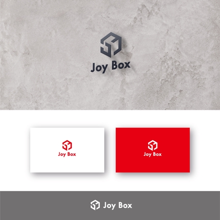 SSH Design (s-s-h)さんのガレージ・小規模倉庫専門店「Joy Box」のロゴへの提案