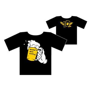 さんの「けやきひろば　秋のビール祭り」販売用Ｔシャツへの提案